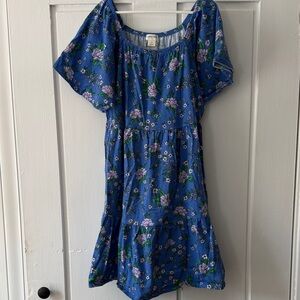 Crewcuts Blue Floral Kids Dress